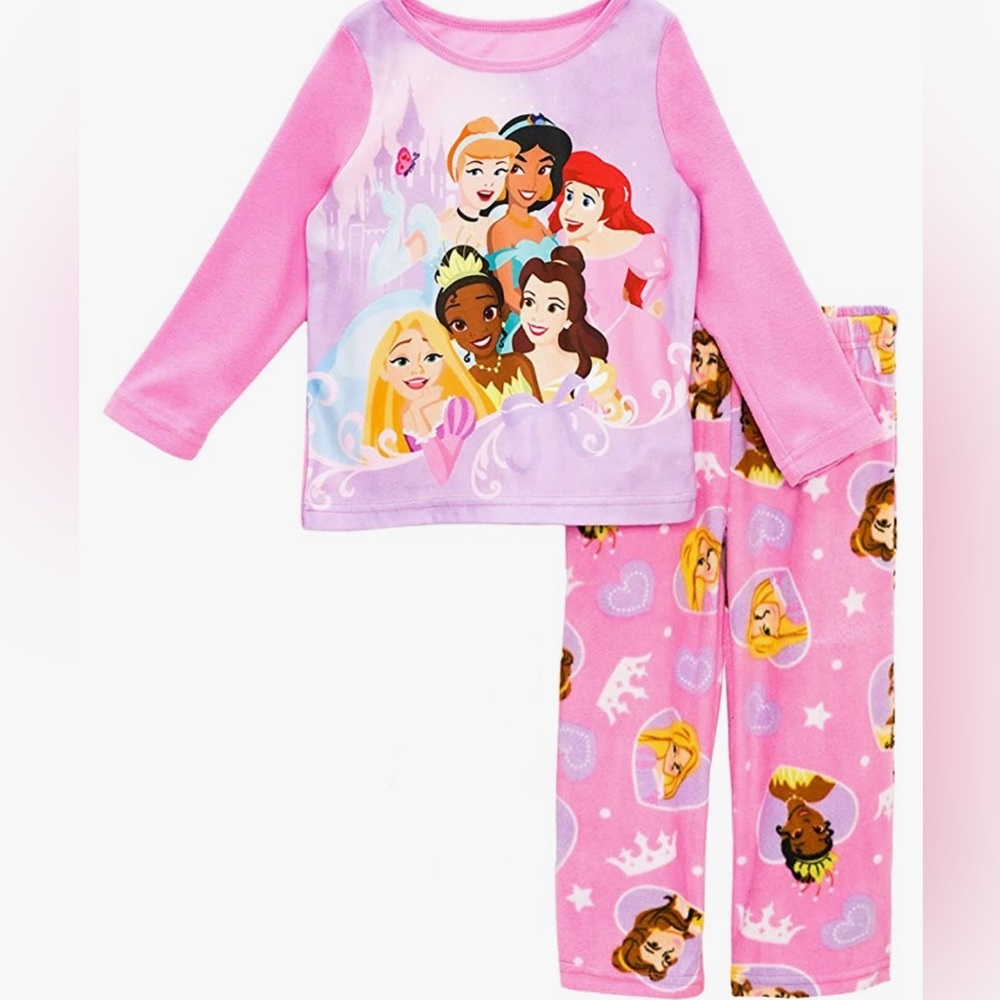 Disney Princess Pajama Top and Bottom Set 4T